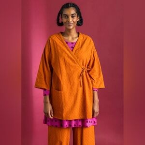 Gudrun Sjoden Kimono Wrap Blouse